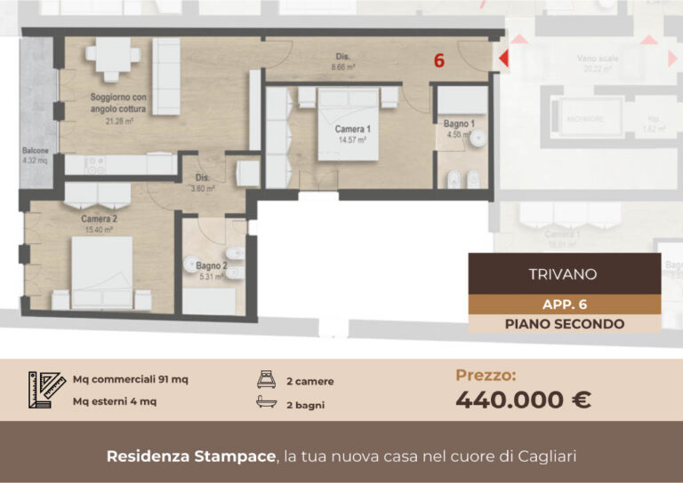 Planimetria Appartamento 6
