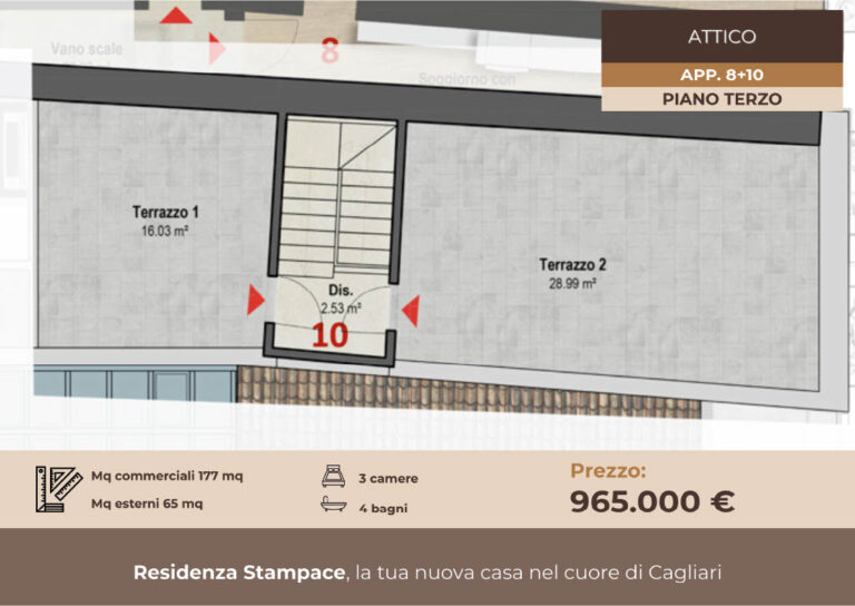 Planimetria Appartamento 8+10