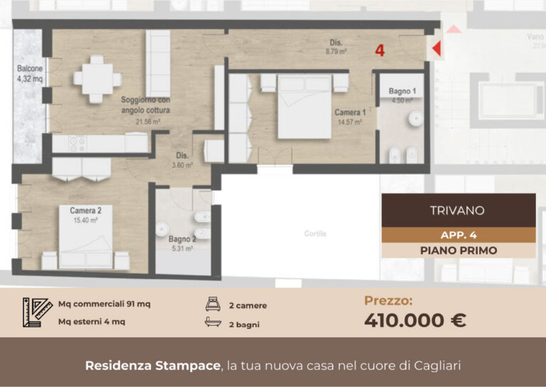 Planimetria Appartamento 4